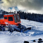 Speed reducer used in ski slope grooming machines