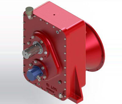 Speed reducing gearbox with flexible mounting configurations