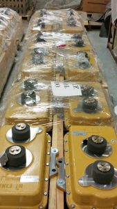 Gearboxes for railcar mover