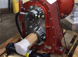 Custom gearbox for booster pump