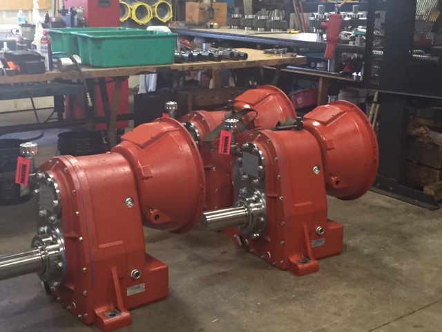 Gearboxes used in booster pumps