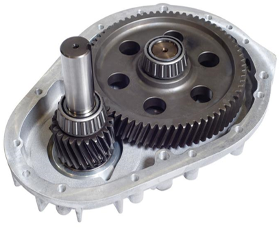 Internal components of a gearbox