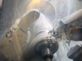 Machining a shaft